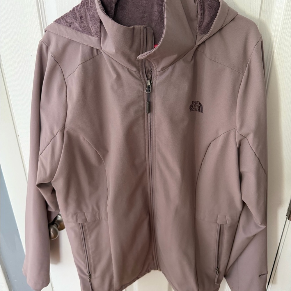The North Face Dusty Pink Hooded Jacket